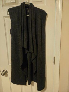 Cashmere vest cardigan